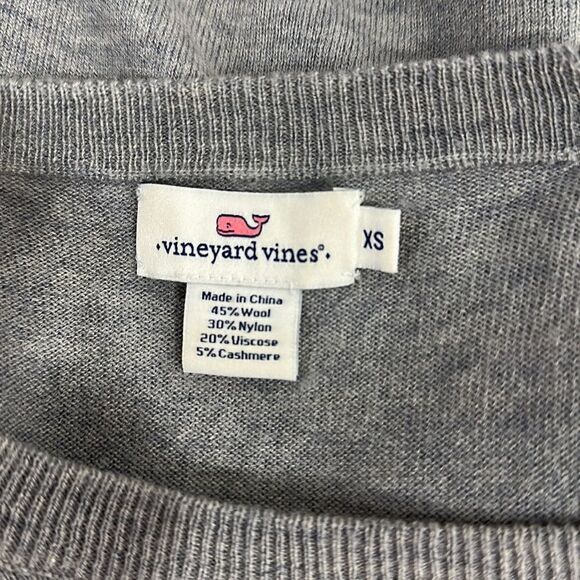 Vineyard Vines Wool Blend Colorblock Crew Neck Pullover Sweater Size XS - Picture 5 of 9